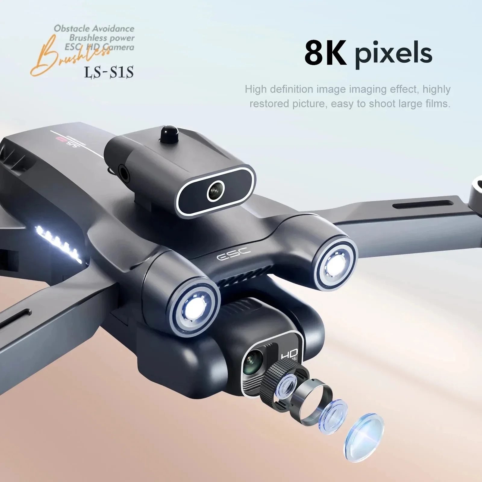 New S1S 5G GPS Drone Camera 8K - Drone Lidar recension och pris