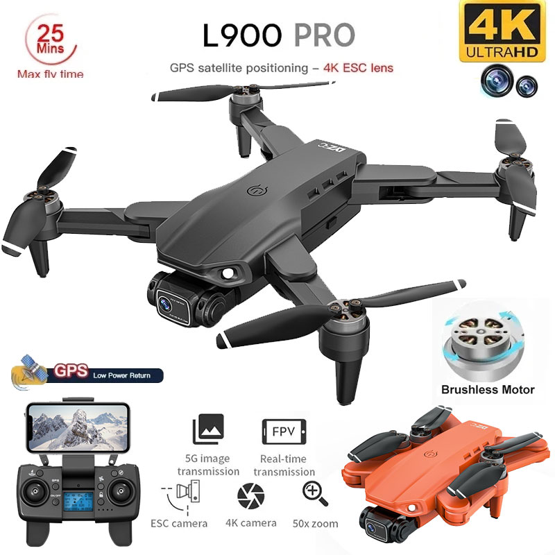 L900 Pro GPS Drone 4K Professi - Drone Lidar recension och pris