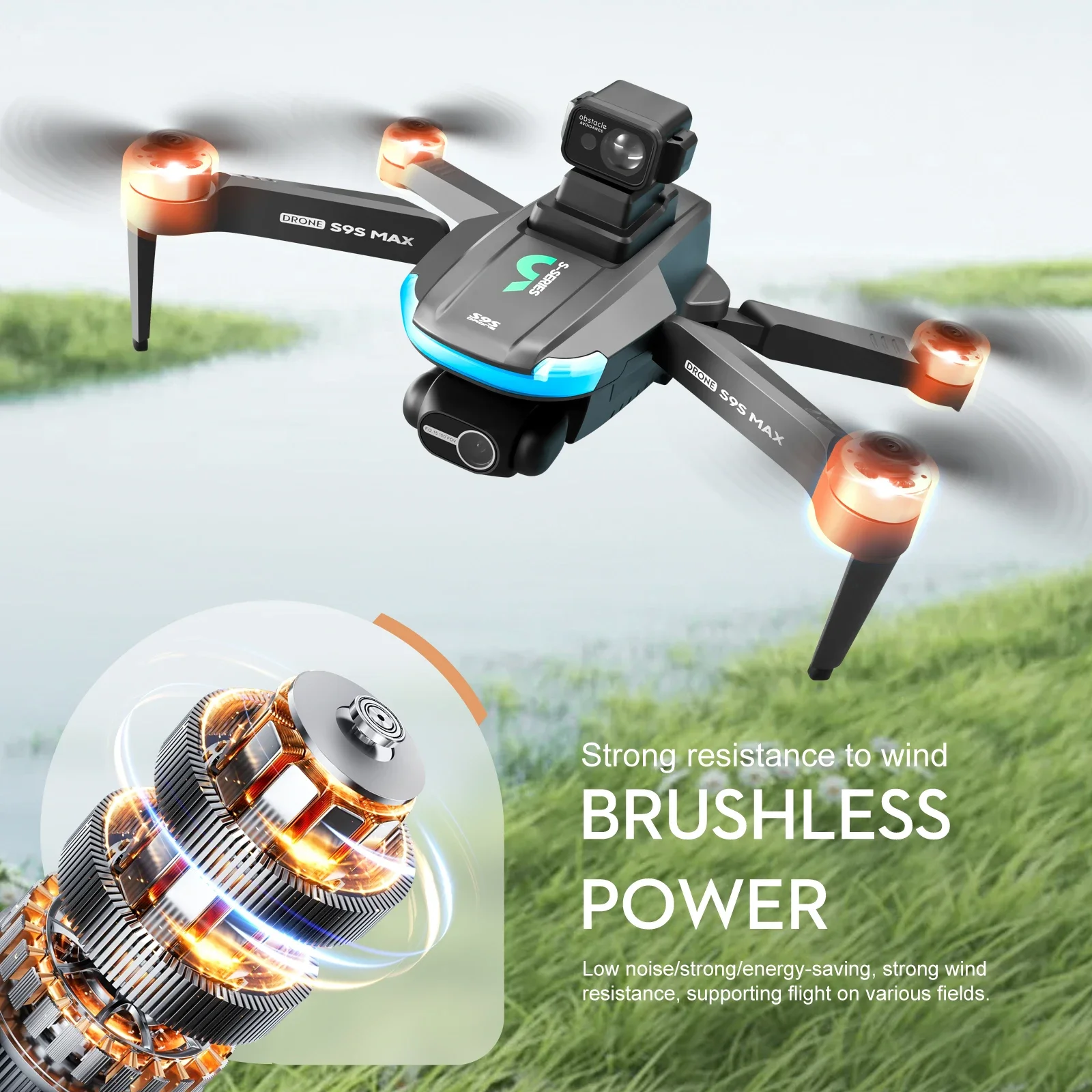 NEW S9S MAX MINI Drone 4K 2-Ax - Drone Lidar recension och pris