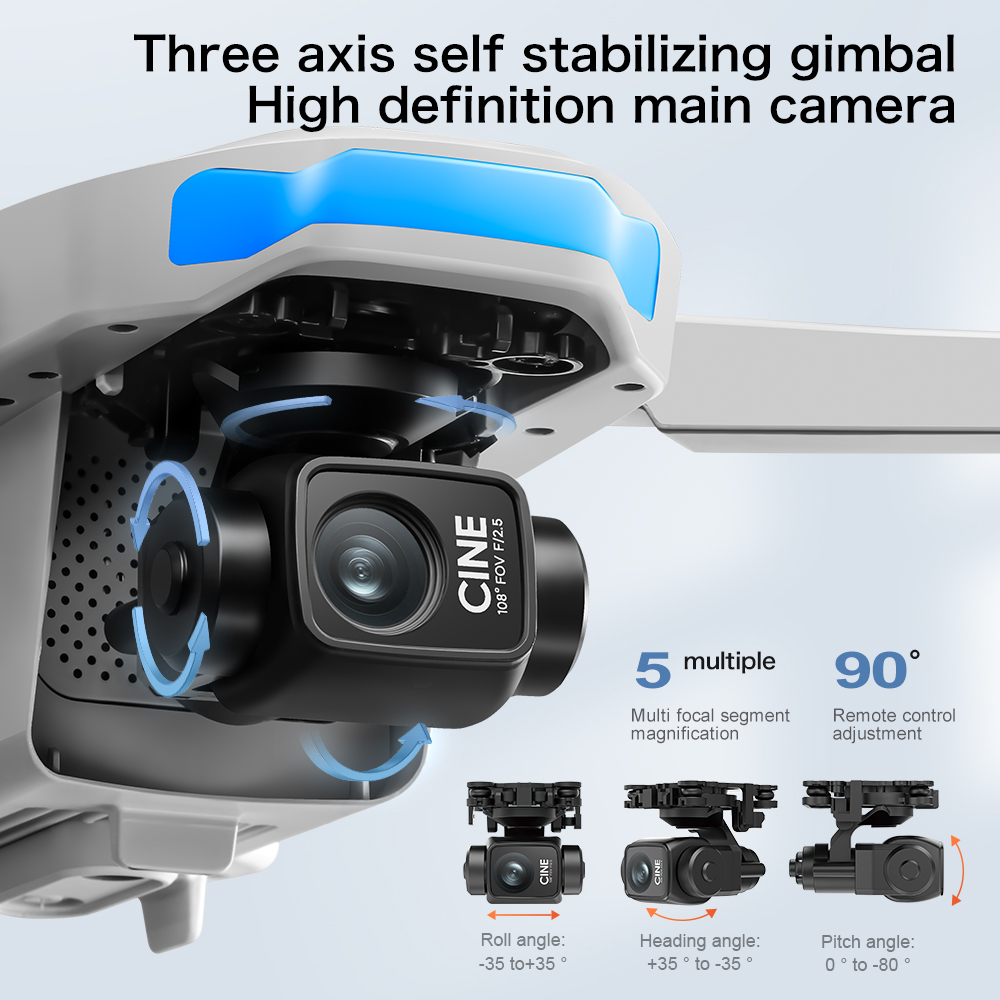 S-X1 MAX GPS Drone with 3-Axis - Drone Thermal Imaging recension och pris