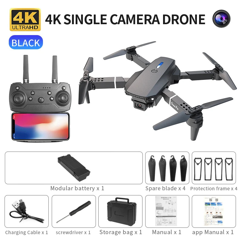 E88 ProIntelligent Folding Dro - Drone Aerial Photography recension och pris