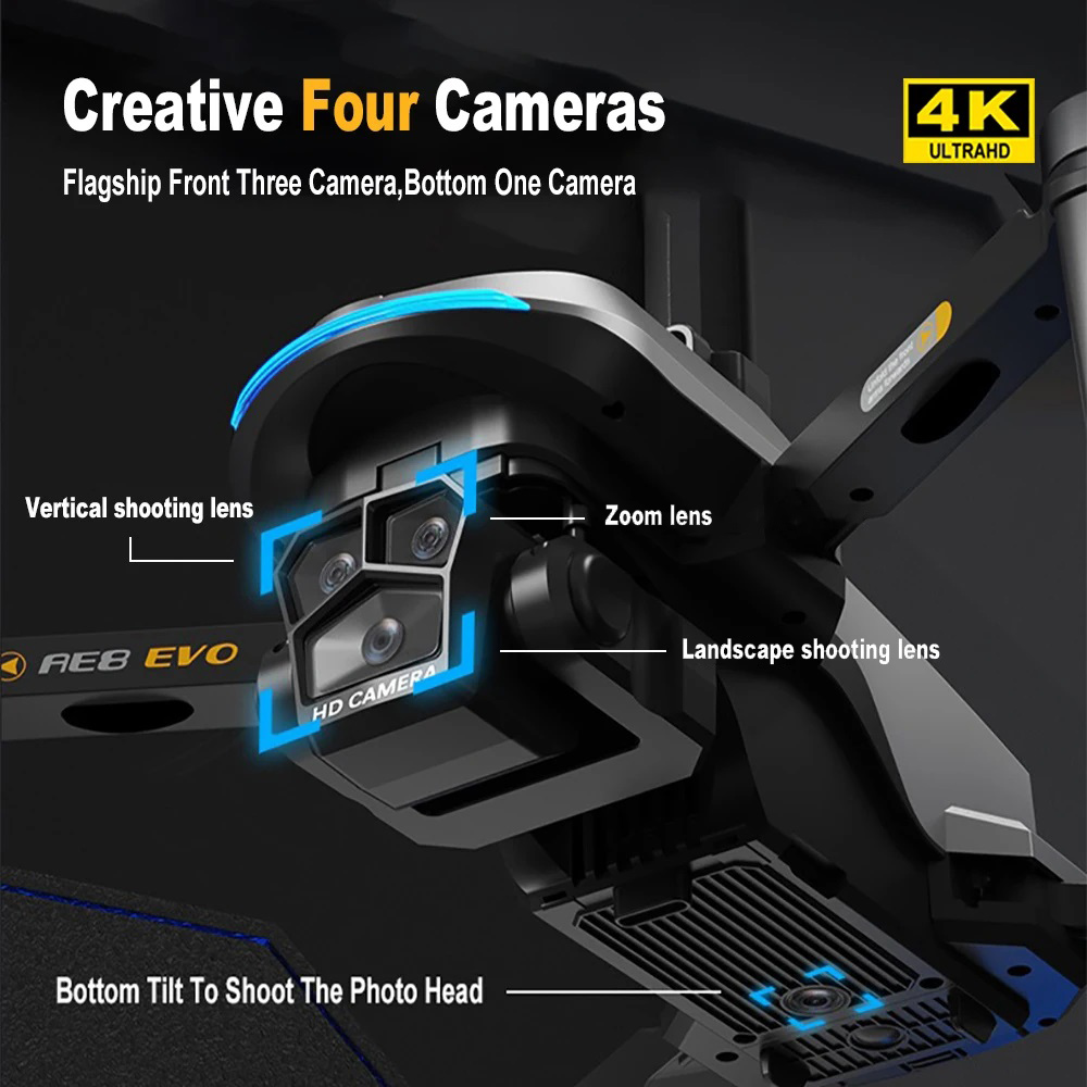 AE8 EVO Drone GPS 8K Professio - Drone Multispectral recension och pris